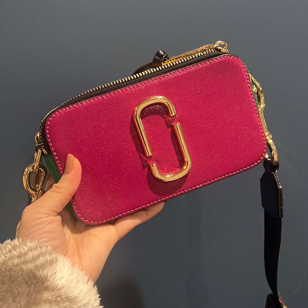 Prelove Marc Jacobs Snapshot Tricolor (Pink,yellow and green)